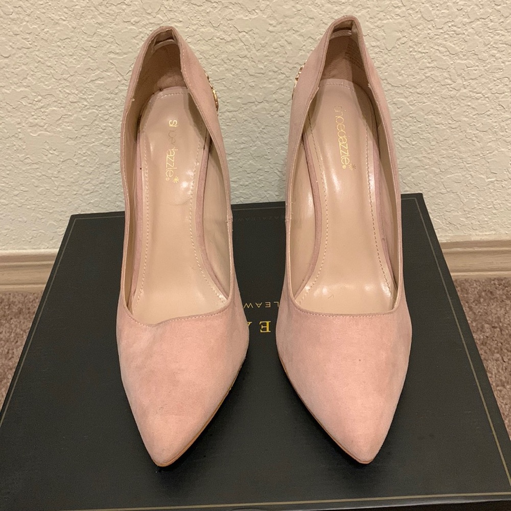 Blush heels